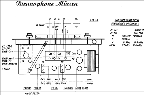 Mürren 6205GR; Biennophone; Marke (ID = 216650) Radio