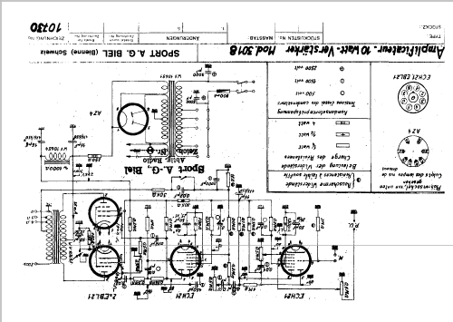 NF-Verstärker 3018; Biennophone; Marke (ID = 1257359) Ampl/Mixer