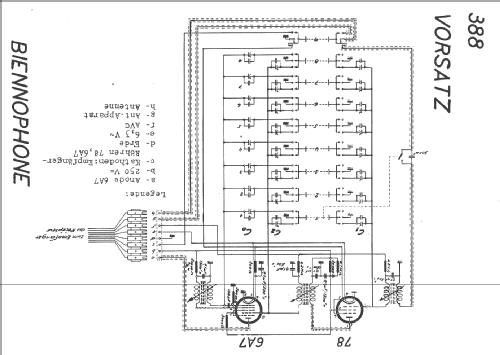 TR? 388; Biennophone; Marke (ID = 14934) Misc