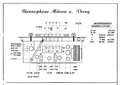 Vevey 6105; Biennophone; Marke (ID = 2263109) Radio