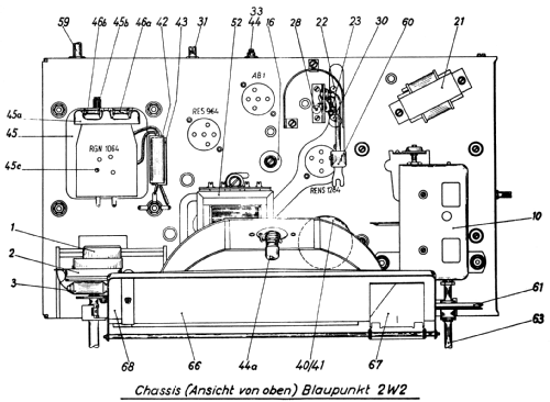 2W2; Blaupunkt Ideal, (ID = 1742075) Radio