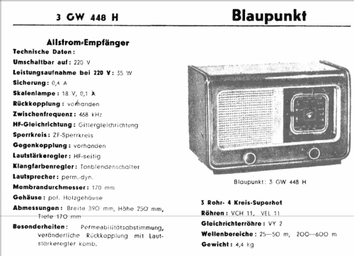 3GW448H; Blaupunkt Ideal, (ID = 127985) Radio