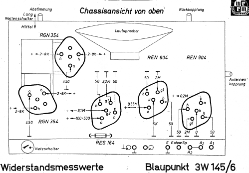 3W145; Blaupunkt Ideal, (ID = 1048391) Radio