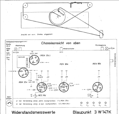 3W147K; Blaupunkt Ideal, (ID = 256865) Radio