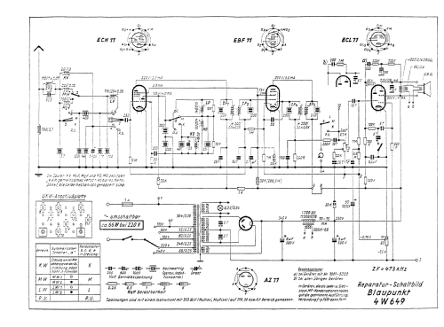 4W649H - 4W649H/D; Blaupunkt Ideal, (ID = 404963) Radio