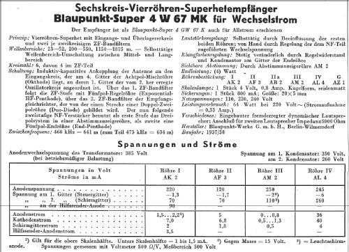 4W67MK; Blaupunkt Ideal, (ID = 13843) Radio