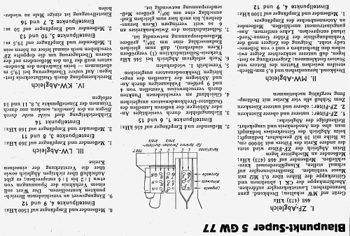 5GW77; Blaupunkt Ideal, (ID = 13749) Radio