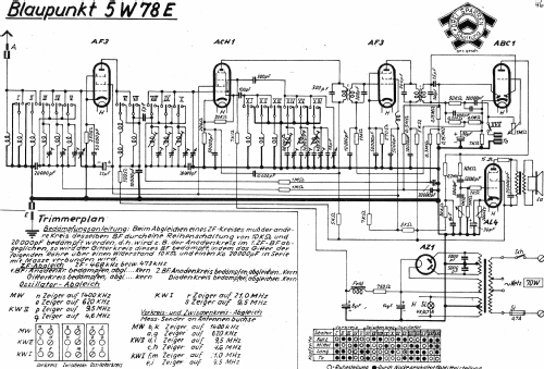 5W78E; Blaupunkt Ideal, (ID = 857655) Radio