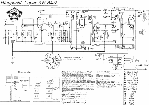 6W640; Blaupunkt Ideal, (ID = 866180) Radio