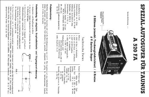 A520FA; Blaupunkt Ideal, (ID = 163754) Car Radio