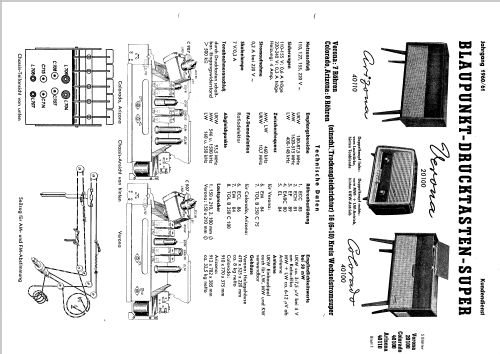 Arizona 40110; Blaupunkt Ideal, (ID = 1622254) Radio