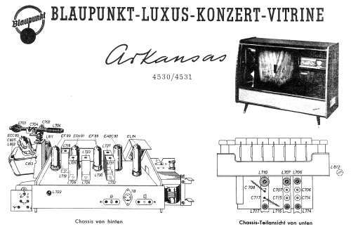 Arkansas 59 4530 Ch= 2530; Blaupunkt Ideal, (ID = 116968) Radio