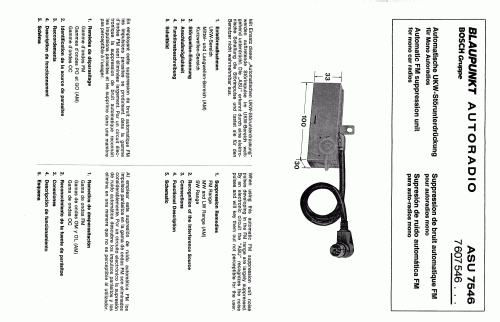 ASU-Mono 7.607.546.010; Blaupunkt Ideal, (ID = 1477379) mod-past25