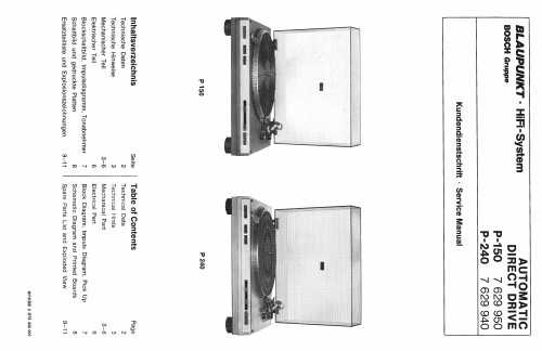 Automatic Direct Drive P-240 7629940; Blaupunkt Ideal, (ID = 962953) R-Player