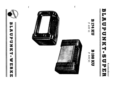 B174KU; Blaupunkt Ideal, (ID = 1530493) Radio