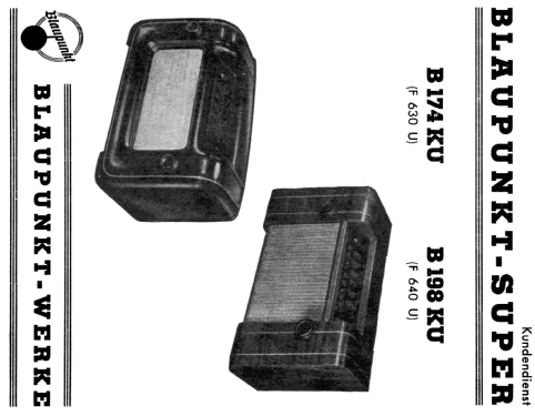 B198KU; Blaupunkt Ideal, (ID = 1892364) Radio