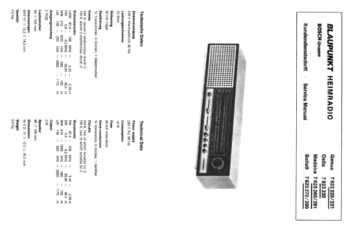 Ballett 7.623.280; Blaupunkt Ideal, (ID = 1071419) Radio