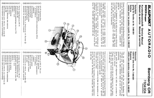 Bamberg CR 7.634.934 ab 5480001; Blaupunkt Ideal, (ID = 572896) Autoradio