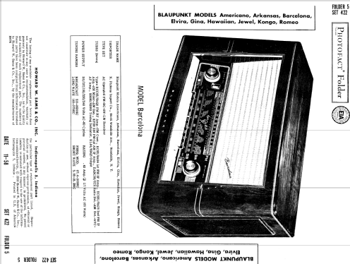 Barcelona 2340 ; Blaupunkt Ideal, (ID = 748675) Radio