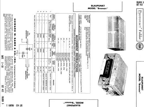 Bremen ab G 140001; Blaupunkt Ideal, (ID = 702979) Car Radio