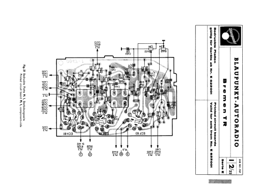 Bremen TR ab E 822001; Blaupunkt Ideal, (ID = 736884) Car Radio