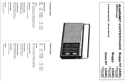 Buggy NT UMK 7.653.330; Blaupunkt Ideal, (ID = 128671) Radio