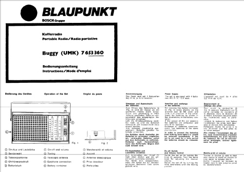 Buggy UMK 7.653.360; Blaupunkt Ideal, (ID = 185081) Radio
