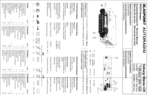 Coburg Stereo CR 7.638.828; Blaupunkt Ideal, (ID = 606047) Car Radio