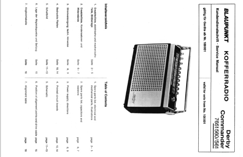 Derby Commander 7.651.561; Blaupunkt Ideal, (ID = 97658) Radio