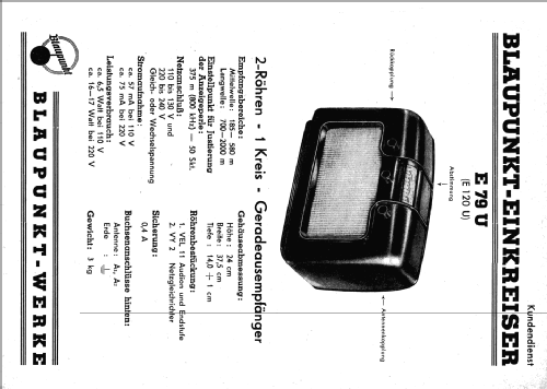 E79U; Blaupunkt Ideal, (ID = 1357810) Radio