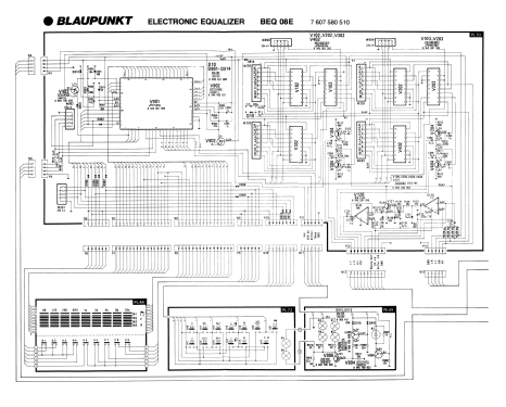 Electronic Equalizer BEQ 08E 7.607.580.510; Blaupunkt Ideal, (ID = 1747806) Ampl/Mixer