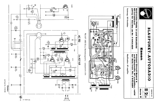 Essen ab V 500001; Blaupunkt Ideal, (ID = 460385) Car Radio