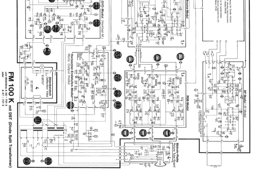 Farbfernsehchassis FM 100K; Blaupunkt Ideal, (ID = 1980784) Television