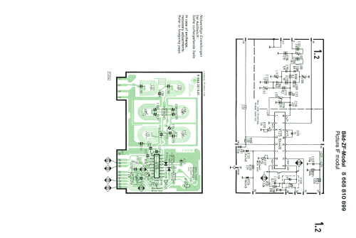 Farbfernsehchassis FM 100K; Blaupunkt Ideal, (ID = 1981388) Television