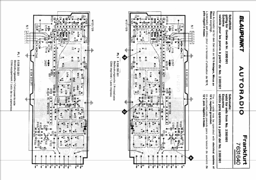 Frankfurt 7.631.640 ab 2300001; Blaupunkt Ideal, (ID = 409718) Car Radio