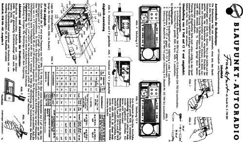 Frankfurt ab S 700001; Blaupunkt Ideal, (ID = 1253215) Car Radio