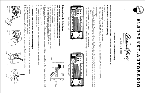 Frankfurt ab Q 800001; Blaupunkt Ideal, (ID = 617405) Car Radio