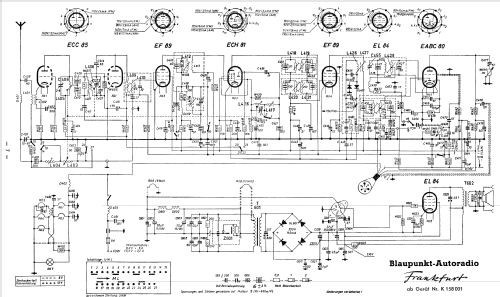 Frankfurt ab K 150001; Blaupunkt Ideal, (ID = 1525726) Car Radio