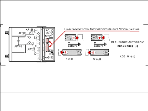 Frankfurt US ab V510001; Blaupunkt Ideal, (ID = 1743272) Car Radio