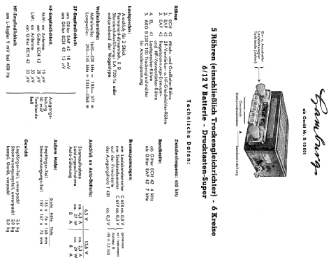 Hamburg ab R 10001; Blaupunkt Ideal, (ID = 147239) Car Radio