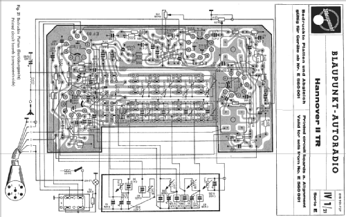 Hannover II TR ab E 560001; Blaupunkt Ideal, (ID = 169224) Car Radio