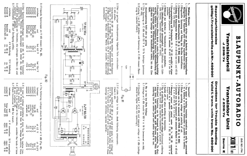 Hannover II TR ab E 560001; Blaupunkt Ideal, (ID = 239530) Car Radio