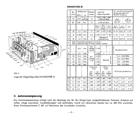 Hannover III ab G 615001; Blaupunkt Ideal, (ID = 691126) Car Radio