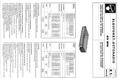 Kurzwellen-Vorsatzgerät KV810 ab D 540001; Blaupunkt Ideal, (ID = 691659) Adapteur