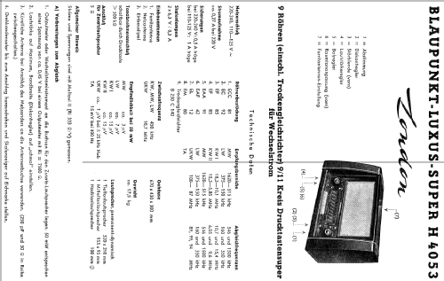 London H4053; Blaupunkt Ideal, (ID = 105987) Radio