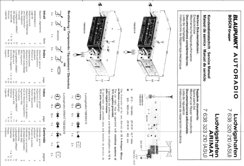 Ludwigshafen 7.638.320.210; Blaupunkt Ideal, (ID = 604810) Car Radio