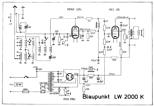 LW2000 ; Blaupunkt Ideal, (ID = 1738877) Radio