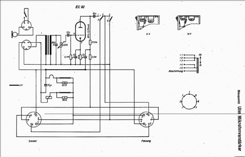 Mikrofonverstärker Ulm ; Blaupunkt Ideal, (ID = 11390) Ampl/Mixer