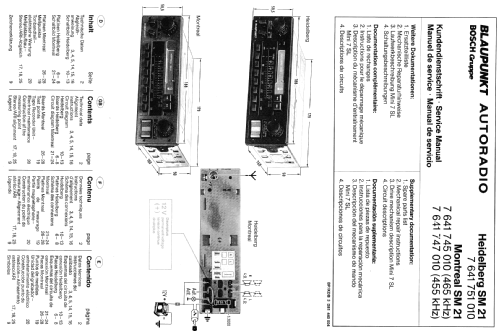 Montreal SM 21 7.641.745.010; Blaupunkt Ideal, (ID = 611228) Car Radio