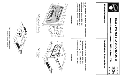 München III TR ab E 990001; Blaupunkt Ideal, (ID = 940440) Autoradio
